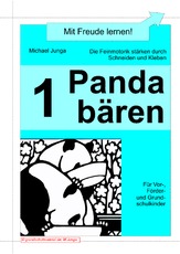 Die Feinmotorik stärken durch Schneiden und Kleben - Pandabären 1.pdf